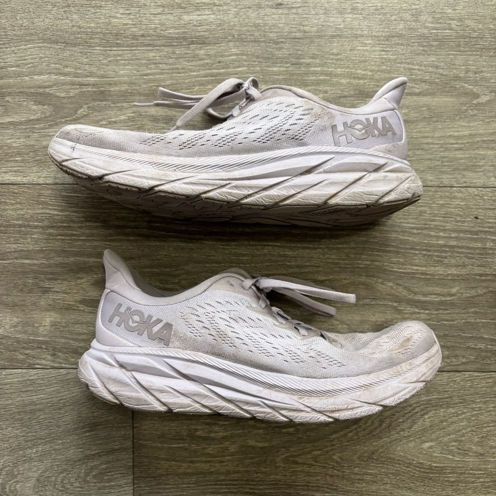Hoka Clifton 8 Women's 9.5B Purple Running Training Sneaker‎